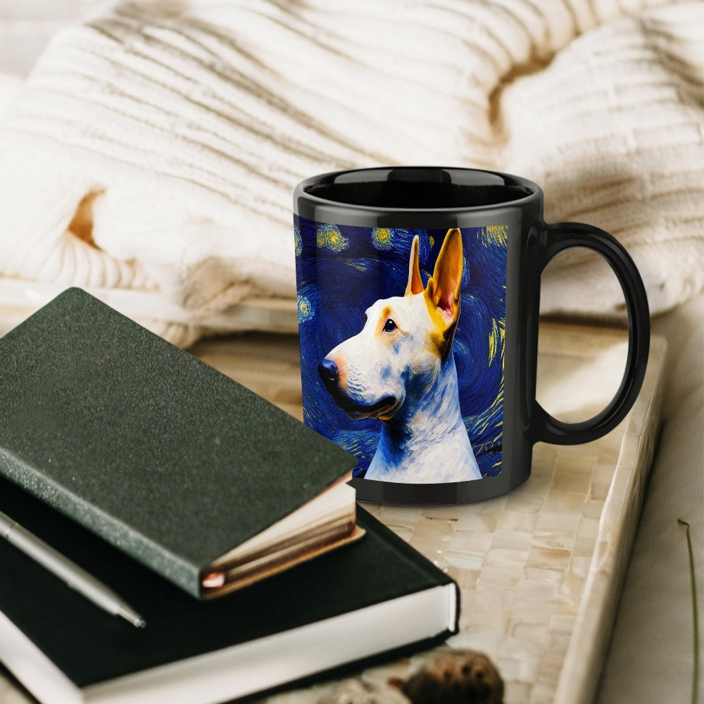 Milky Way Bull Terrier Coffee Mug-Mug-Bull Terrier, Home Decor, Mugs-ONE SIZE-Black-5