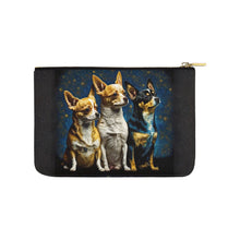 Load image into Gallery viewer, Milky Way Chihuahuas Carry-All Pouch-Accessories-Accessories, Bags, Chihuahua, Dog Dad Gifts, Dog Mom Gifts-White-ONESIZE-2