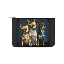 Load image into Gallery viewer, Milky Way Chihuahuas Carry-All Pouch-Accessories-Accessories, Bags, Chihuahua, Dog Dad Gifts, Dog Mom Gifts-White-ONESIZE-1