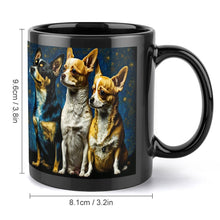 Load image into Gallery viewer, Milky Way Chihuahuas Coffee Mug-Mug-Chihuahua, Home Decor, Mugs-ONE SIZE-Black-2