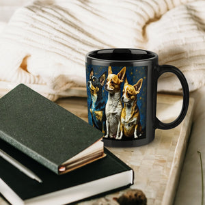 Milky Way Chihuahuas Coffee Mug-Mug-Chihuahua, Home Decor, Mugs-ONE SIZE-Black-6