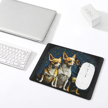 Load image into Gallery viewer, Milky Way Chihuahuas Leather Mouse Pad-Accessories-Accessories, Chihuahua, Dog Dad Gifts, Dog Mom Gifts, Home Decor, Mouse Pad-ONE SIZE-White-5