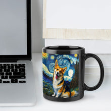 Load image into Gallery viewer, Milky Way Corgi Coffee Mug-Mug-Corgi, Home Decor, Mugs-ONE SIZE-Black-7