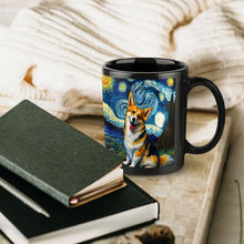 Load image into Gallery viewer, Milky Way Corgi Coffee Mug-Mug-Corgi, Home Decor, Mugs-ONE SIZE-Black-6