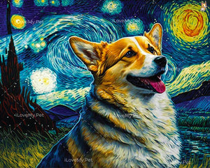 Paint by Numbers: Watercolor Corgi