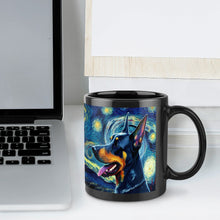 Load image into Gallery viewer, Milky Way Doberman Coffee Mug-Mug-Doberman, Home Decor, Mugs-ONE SIZE-Black-6
