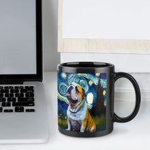 Load image into Gallery viewer, Milky Way English Bulldog Ceramic Coffee Mug-Mug-English Bulldog, Home Decor, Mugs-ONE SIZE-Black-7