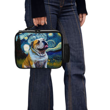 Load image into Gallery viewer, Milky Way English Bulldog Lunch Bag-Accessories-Bags, Dog Dad Gifts, Dog Mom Gifts, English Bulldog, Lunch Bags-Black-ONE SIZE-4
