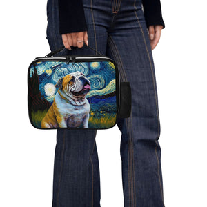 Milky Way English Bulldog Lunch Bag-Accessories-Bags, Dog Dad Gifts, Dog Mom Gifts, English Bulldog, Lunch Bags-Black-ONE SIZE-4
