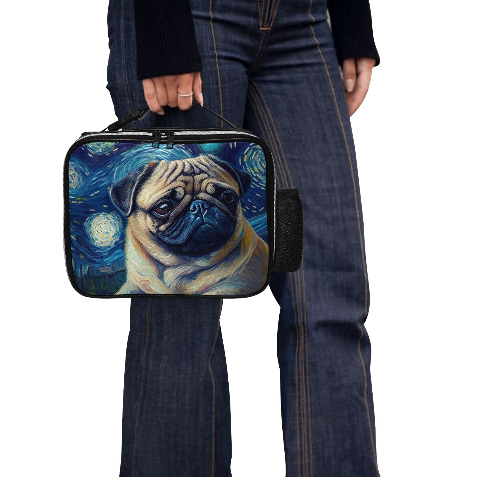 Magical Milky Way Fawn Pug Lunch Bag