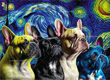 Load image into Gallery viewer, Milky Way Frenchies Wall Art Poster-Home Decor-Dog Art, Dogs, French Bulldog, Home Decor, Poster-3