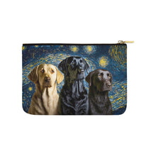 Load image into Gallery viewer, Milky Way Labradors Carry-All Pouch-Accessories-Accessories, Bags, Dog Dad Gifts, Dog Mom Gifts, Labrador-White-ONESIZE-2