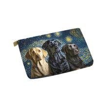 Load image into Gallery viewer, Milky Way Labradors Carry-All Pouch-Accessories-Accessories, Bags, Dog Dad Gifts, Dog Mom Gifts, Labrador-White-ONESIZE-4