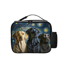 Load image into Gallery viewer, Milky Way Labradors Lunch Bag-Accessories-Bags, Dog Dad Gifts, Dog Mom Gifts, Labrador, Lunch Bags-Black-ONE SIZE-1