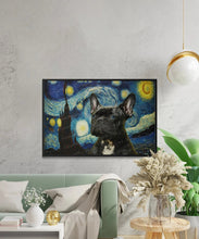 Load image into Gallery viewer, Milky Way Marvel Black Frenchie Wall Art Poster-Art-Dog Art, Dog Dad Gifts, Dog Mom Gifts, French Bulldog, Home Decor, Poster-1