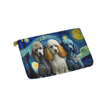 Load image into Gallery viewer, Milky Way Poodles Carry-All Pouch-Accessories-Accessories, Bags, Dog Dad Gifts, Dog Mom Gifts, Poodle-White-ONESIZE-4