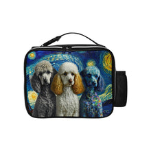 Load image into Gallery viewer, Milky Way Poodles Lunch Bag-Accessories-Bags, Dog Dad Gifts, Dog Mom Gifts, Lunch Bags, Poodle-Black-ONE SIZE-1