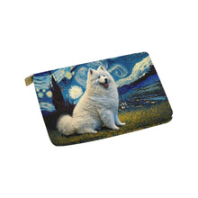 Load image into Gallery viewer, Milky Way Samoyed Carry-All Pouch-Accessories-Accessories, Bags, Dog Dad Gifts, Dog Mom Gifts, Samoyed-White-ONESIZE-2
