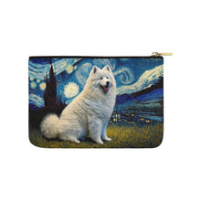 Load image into Gallery viewer, Milky Way Samoyed Carry-All Pouch-Accessories-Accessories, Bags, Dog Dad Gifts, Dog Mom Gifts, Samoyed-White-ONESIZE-3