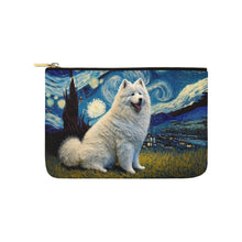Load image into Gallery viewer, Milky Way Samoyed Carry-All Pouch-Accessories-Accessories, Bags, Dog Dad Gifts, Dog Mom Gifts, Samoyed-White-ONESIZE-1