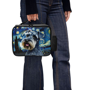 Milky Way Schnauzer Lunch Bag-Accessories-Bags, Dog Dad Gifts, Dog Mom Gifts, Lunch Bags, Schnauzer-Black-ONE SIZE-4