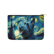 Load image into Gallery viewer, Milky Way Scottish Terrier Carry-All Pouch-Accessories-Accessories, Bags, Dog Dad Gifts, Dog Mom Gifts, Scottish Terrier-White-ONESIZE-2