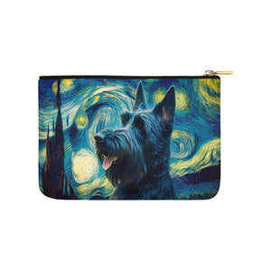 Milky Way Scottish Terrier Carry-All Pouch-Accessories-Accessories, Bags, Dog Dad Gifts, Dog Mom Gifts, Scottish Terrier-White-ONESIZE-2