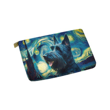 Load image into Gallery viewer, Milky Way Scottish Terrier Carry-All Pouch-Accessories-Accessories, Bags, Dog Dad Gifts, Dog Mom Gifts, Scottish Terrier-White-ONESIZE-4