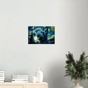 Milky Way Scottish Terrier Wall Art Poster-Print Material-Dog Art, Dogs, Home Decor, Poster, Scottish Terrier-7