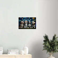 Load image into Gallery viewer, Milky Way Shih Tzus Wall Art Poster-Print Material-Dog Art, Dogs, Home Decor, Poster, Shih Tzu-8