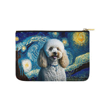 Load image into Gallery viewer, Milky Way Toy Poodle Carry-All Pouch-Accessories-Accessories, Bags, Dog Dad Gifts, Dog Mom Gifts, Toy Poodle-White-ONESIZE-2