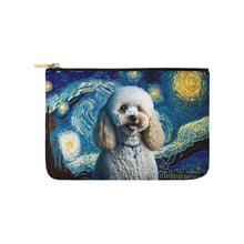 Load image into Gallery viewer, Milky Way Toy Poodle Carry-All Pouch-Accessories-Accessories, Bags, Dog Dad Gifts, Dog Mom Gifts, Toy Poodle-White-ONESIZE-1
