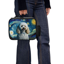 Load image into Gallery viewer, Milky Way Toy Poodle Lunch Bag-Accessories-Bags, Dog Dad Gifts, Dog Mom Gifts, Lunch Bags, Toy Poodle-Black-ONE SIZE-4