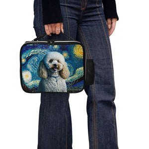 Milky Way Toy Poodle Lunch Bag-Accessories-Bags, Dog Dad Gifts, Dog Mom Gifts, Lunch Bags, Toy Poodle-Black-ONE SIZE-4