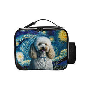 Milky Way Toy Poodle Lunch Bag-Accessories-Bags, Dog Dad Gifts, Dog Mom Gifts, Lunch Bags, Toy Poodle-Black-ONE SIZE-1