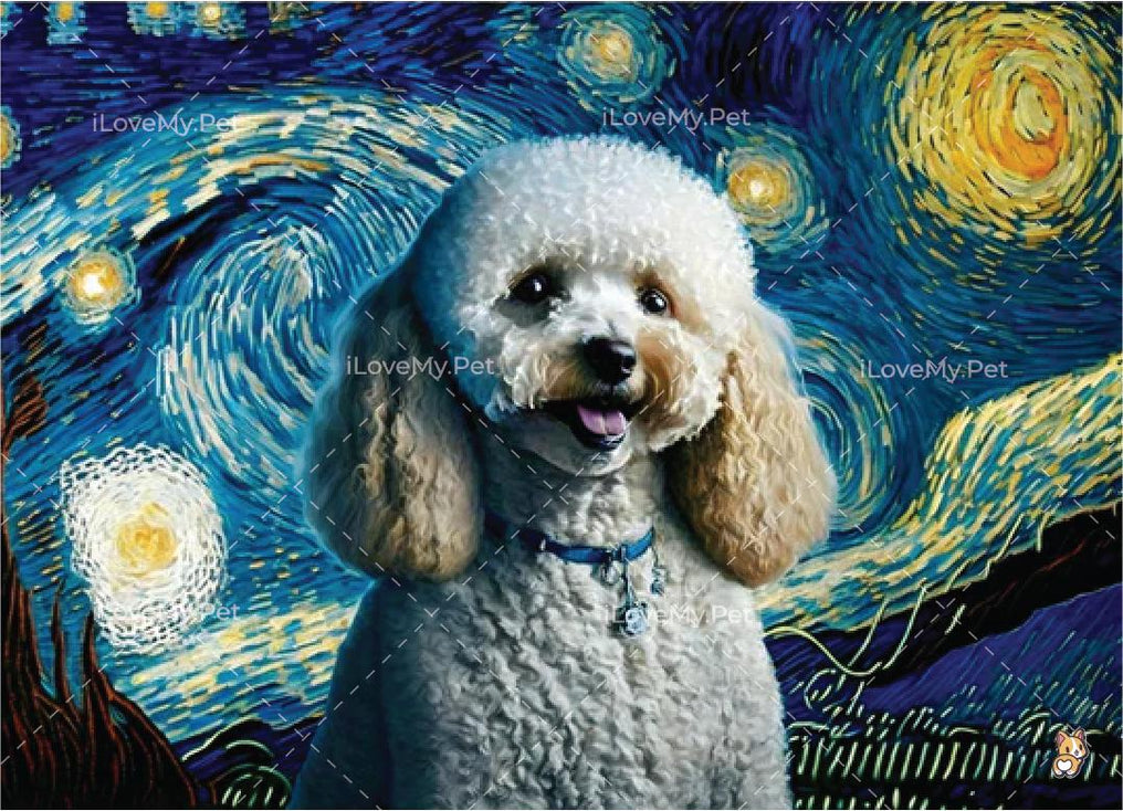 Milky Way Toy Poodle Wall Art Poster-Home Decor-Dog Art, Dogs, Doodle, Home Decor, Poster, Toy Poodle-10