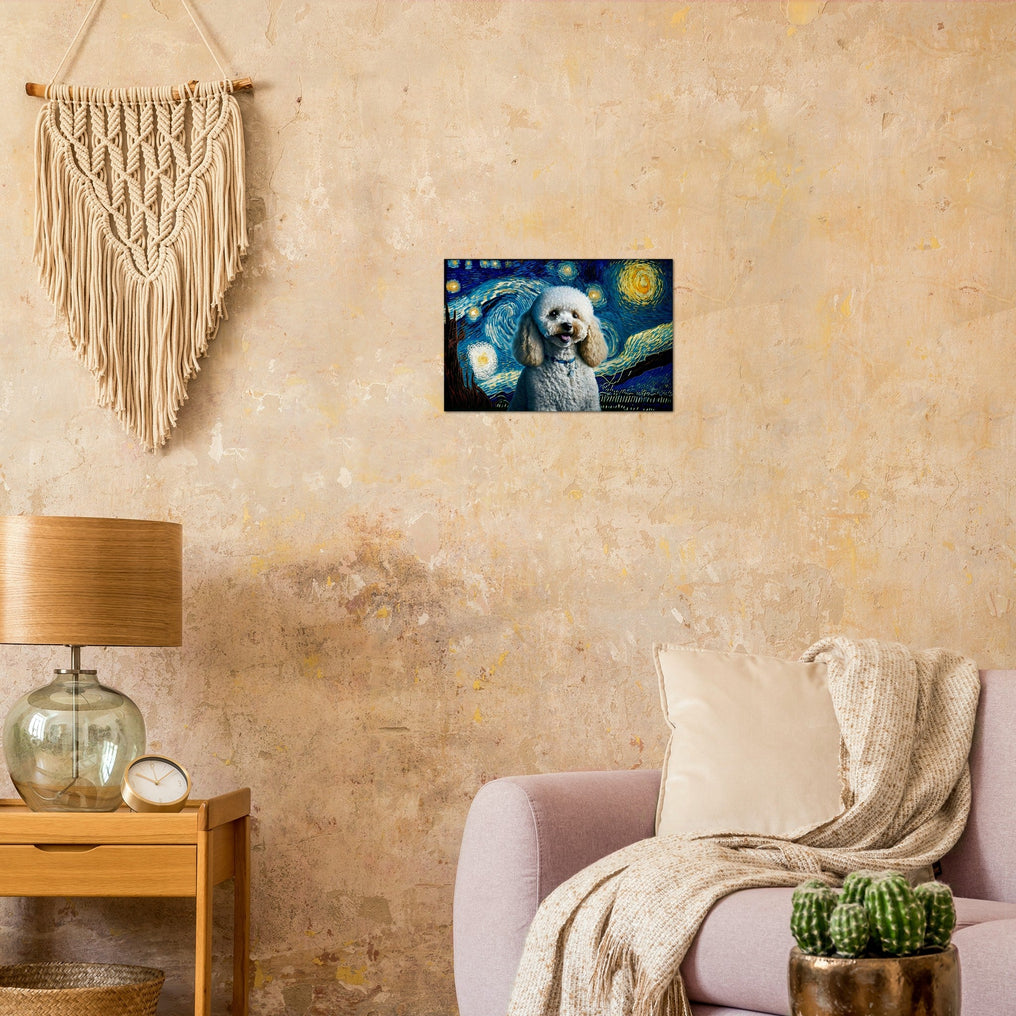 Milky Way Toy Poodle Wall Art Poster-Print Material-Dog Art, Dogs, Doodle, Home Decor, Poster, Toy Poodle-4