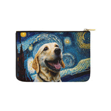 Load image into Gallery viewer, Milky Way Yellow Labrador Carry-All Pouch-Accessories-Accessories, Bags, Dog Dad Gifts, Dog Mom Gifts, Labrador-White-ONESIZE-2