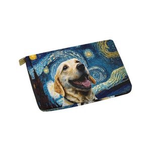 Milky Way Yellow Labrador Carry-All Pouch-Accessories-Accessories, Bags, Dog Dad Gifts, Dog Mom Gifts, Labrador-White-ONESIZE-4