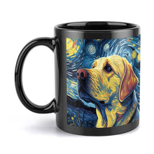 Load image into Gallery viewer, Milky Way Yellow Labrador Coffee Mug-Mug-Home Decor, Labrador, Mugs-ONE SIZE-Black-5