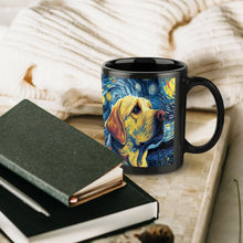 Load image into Gallery viewer, Milky Way Yellow Labrador Coffee Mug-Mug-Home Decor, Labrador, Mugs-ONE SIZE-Black-6