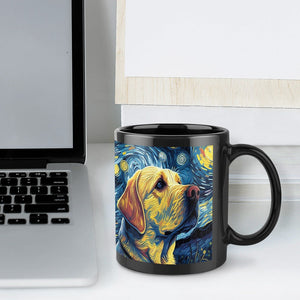 Milky Way Yellow Labrador Coffee Mug-Mug-Home Decor, Labrador, Mugs-ONE SIZE-Black-7
