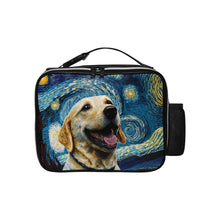 Load image into Gallery viewer, Milky Way Yellow Labrador Lunch Bag-Accessories-Bags, Dog Dad Gifts, Dog Mom Gifts, Labrador, Lunch Bags-Black-ONE SIZE-1