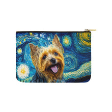 Load image into Gallery viewer, Milky Way Yorkshire Terrier Carry-All Pouch-Accessories-Accessories, Bags, Dog Dad Gifts, Dog Mom Gifts, Yorkshire Terrier-White-ONESIZE-3