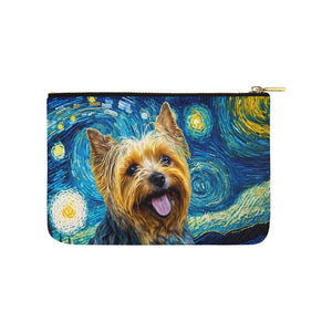 Milky Way Yorkshire Terrier Carry-All Pouch-Accessories-Accessories, Bags, Dog Dad Gifts, Dog Mom Gifts, Yorkshire Terrier-White-ONESIZE-3