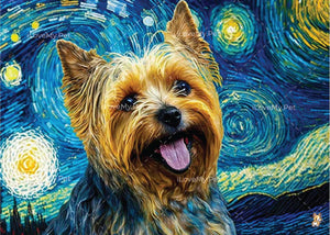 Milky Way Yorkshire Terrier Wall Art Poster-Home Decor-Dog Art, Dogs, Home Decor, Poster, Yorkshire Terrier-9