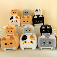 Load image into Gallery viewer, Minecraft Cat Plush - Calico Cat - Cube of Happiness-Stuffed Animals-Calico Cat,Cats,Home Decor,Pillows,Stuffed Animal-10