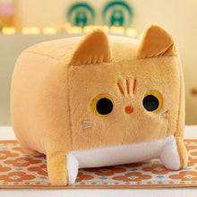 Load image into Gallery viewer, Minecraft Cat Plush - Orange and White Cat - Cube of Happiness