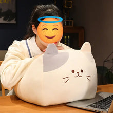 Load image into Gallery viewer, Minecraft Cat Plush - Adorable Calico Cat Square Plush Pillow-12