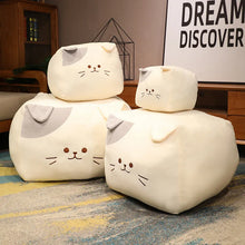 Load image into Gallery viewer, Minecraft Cat Plush - Adorable Calico Cat Square Plush Pillow-9
